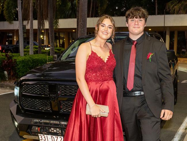 Kyra Cochrane and James Hember-Tlomak at Whitsunday Anglican School Year 12 Formal Saturday 16 September 2023 Picture: Michaela Harlow