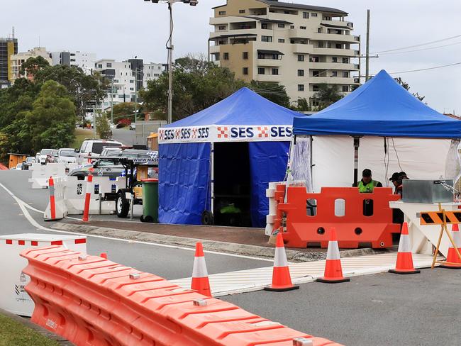 Pedestrians and people in cars will continue to be checked by police. Picture: Scott Powick/ Newscorp