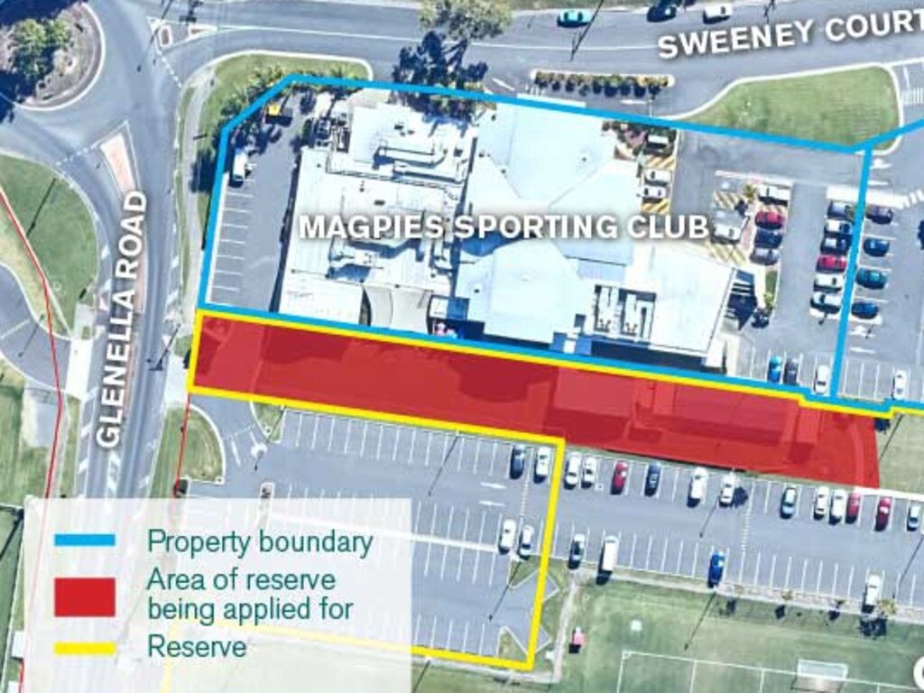 Magpies Sporting Club proposed extension plans. Picture: Contributed