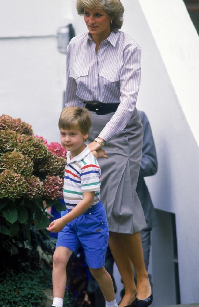 Princess Diana and Prince William in 1987. Picture: Jayne Fincher/Getty Images