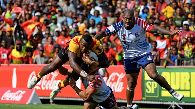 The USA men’s national team last participated in the rugby league world cup back in 2017. AAP Image/Joe Castro