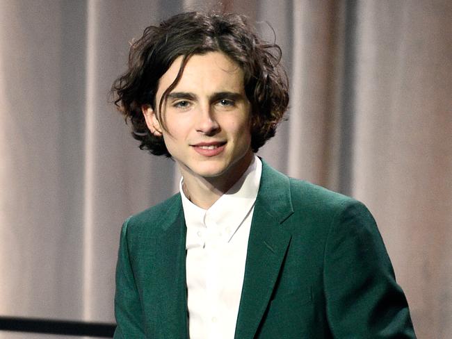 Actor Timothee Chalamet was nominated for an Academy Award this year. Picture: Kevork Djansezian/Getty Images