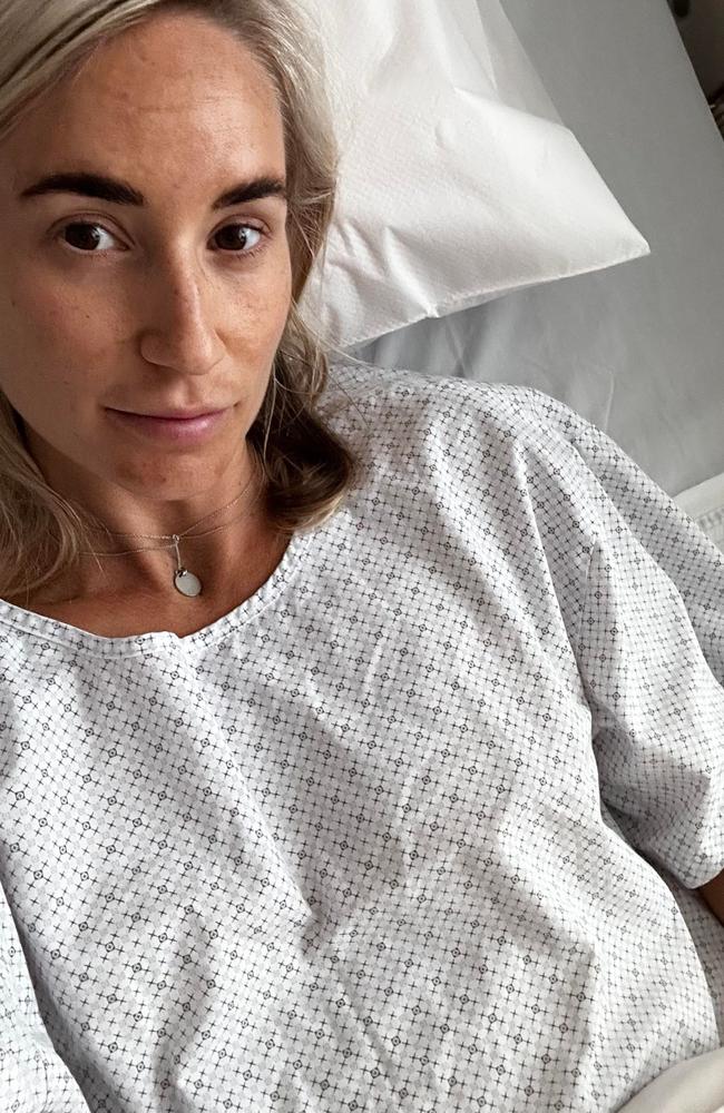 On her 38th birthday, Danni woke up in hospital following a miscarriage. Picture: Supplied