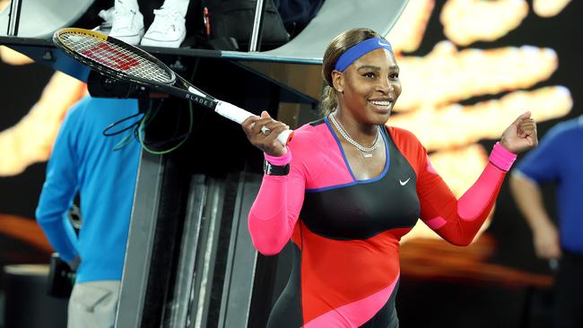 Serena Williams, who may see a return of crowds in the final days of the Australian Open. Picture: Michael Klein