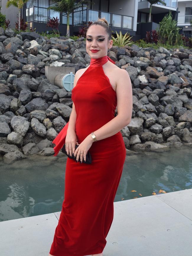Lillian Poles at the Proserpine State High School formal. Picture: Elyse Wurm