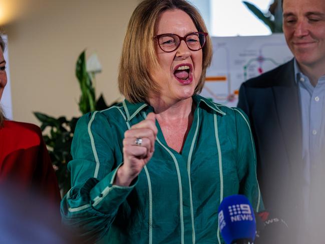 MELBOURNE, AUSTRALIA - NewsWire 20th OCTOBER 2024. Pictured:  Premier Jacinta Allan and Minister for Planning Sonya Kilkenny to make an announcement. Picture: NewsWire / Nadir Kinani