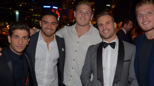 Firass Dirani really isn’t that short. It’s just he decided to party with some of the NRL hunks.
