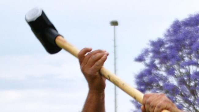 A man who allegedly attacked his elderly neighbour with a sledgehammer has pleaded guilty to smashing another neighbour’s windows. Picture: file