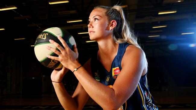 Alex Delaney at Sydney University Flames training this week. Pic: Richard Dobson