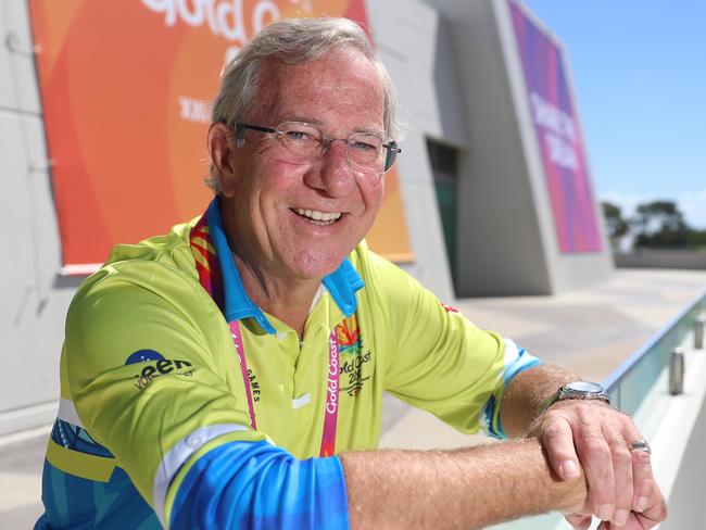 2018 Gold Coast Commonwealth Games.  Douglas Murphy QC volunteering at the Main Press Centre in Broadbeach. Picture: Alex Coppel.