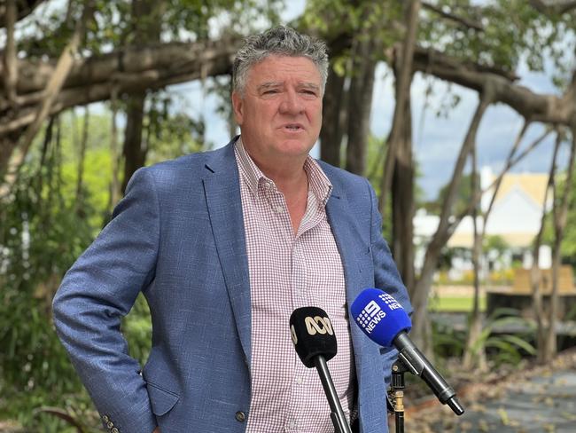 Mining Minister Mark Monaghan has announced ERAs bid to renew its Jabiluka uranium mining lease has been rejected. Picture: Fia Walsh.