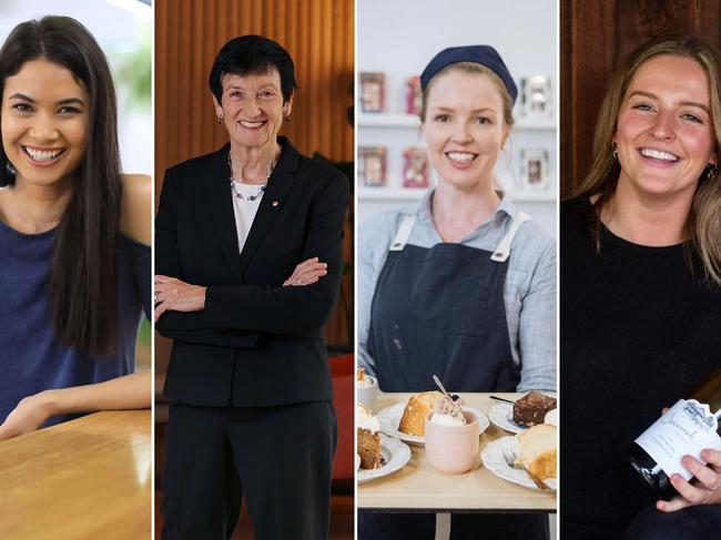 Melanie Perkins, Jennifer Westacott, Yasmin Coe and Savannah Peterson for IWD feature.