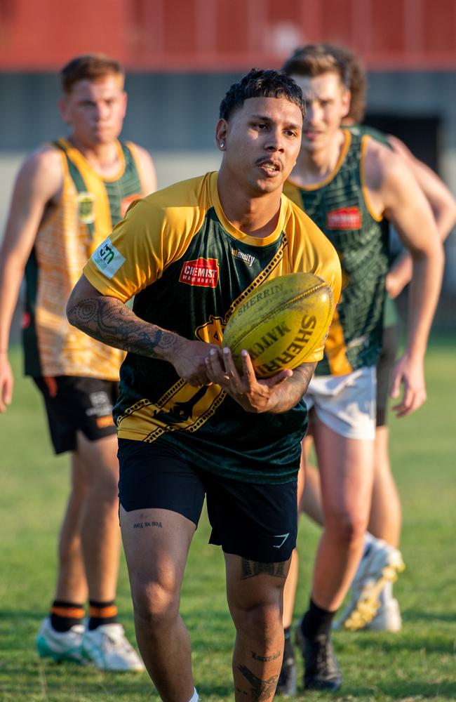 Nick Yarran at training ahead of St Mary's trip to play the CAFL representative game. Picture: Pema Tamang Pakhrin