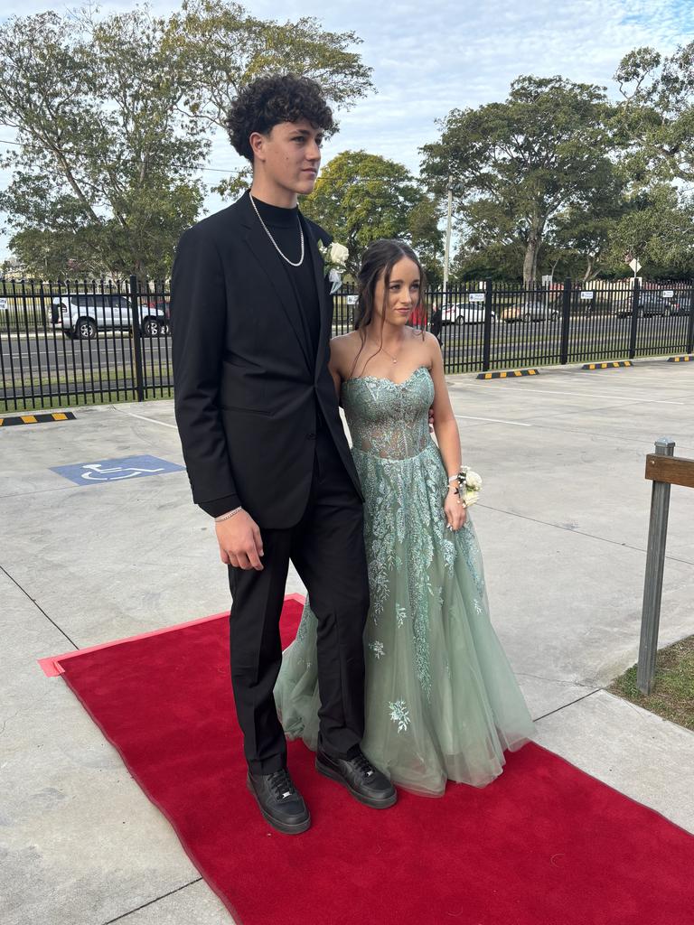 Students arrive at Maryborough State High School's formal.