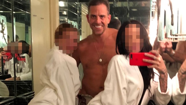 A one-time stripper in this photo said she used Hunter Biden as an ‘ATM’. Picture: NY Post