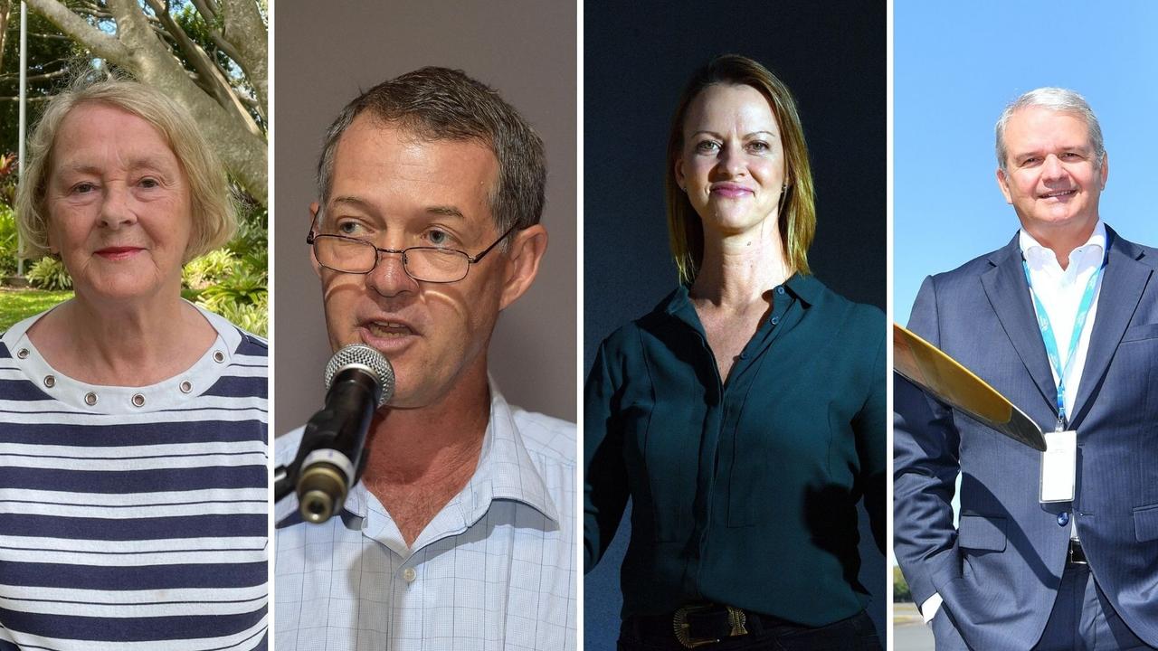 OSCAR president Melva Hobson, councillors Ted Hungerford and Maria Suarez and Sunshine Coast Airport chief executive Andrew Brodie had different views on declaring the airport as a Priority Development Area.