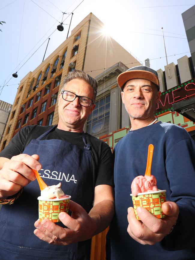 Gelato Messina’s Nick and Danny Palumbo. Picture: Tait Schmaal.