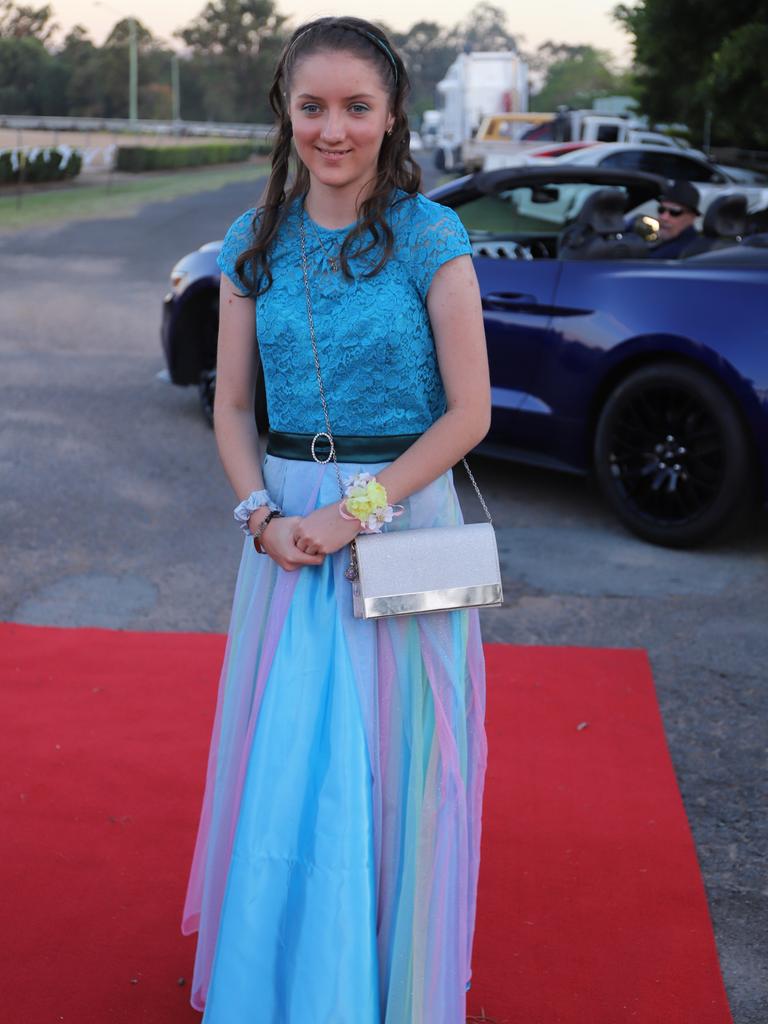 Vennieta Mundt at the James Nash State High School formal 2022.