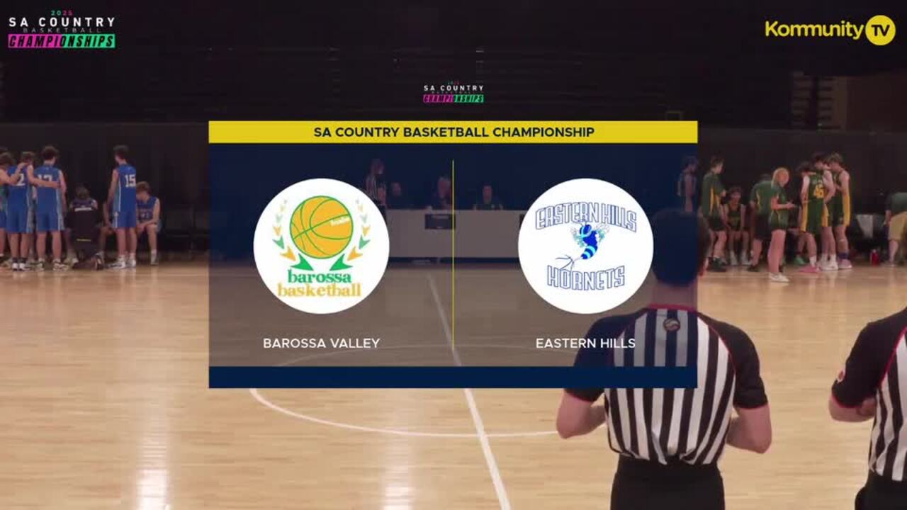 Replay: Barossa Valley v Eastern Hills (U18 Boys Div 1 GF)—SA Junior Country Basketball Championships Day 2