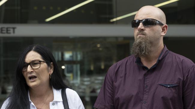 Michelle Liddle and Ben Beaumont, the mother and father of slain teenager Angus Beaumont, voiced their outrage at the lack of remorse shown by their son’s killers. Picture: NCA NewsWire / Sarah Marshall