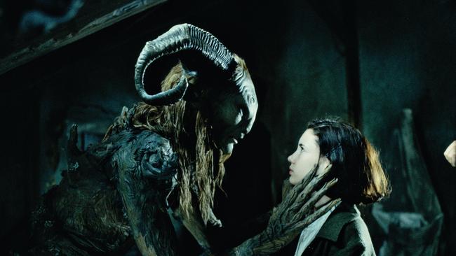 Doug Jones and Ivana Baquero in Guillermo del Toro’s <i>Pan’s Labyrinth</i>.