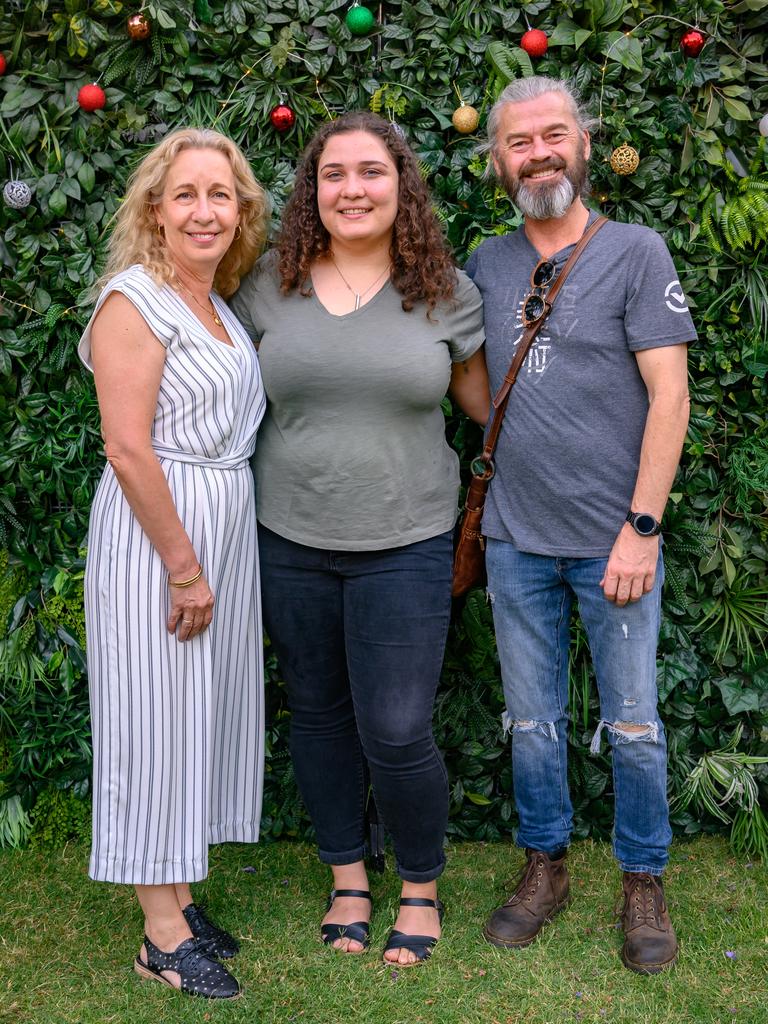 Rosie Scally, Layla Walsh and Peter Chrisfeild