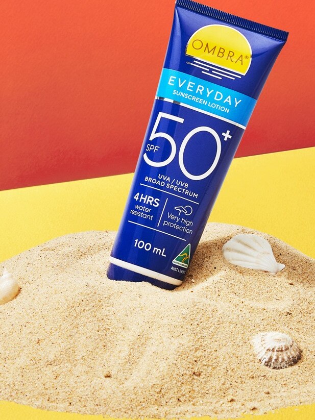 Ombra Sunscreen Lotion SPF50+ is $2.19. Picture: Supplied