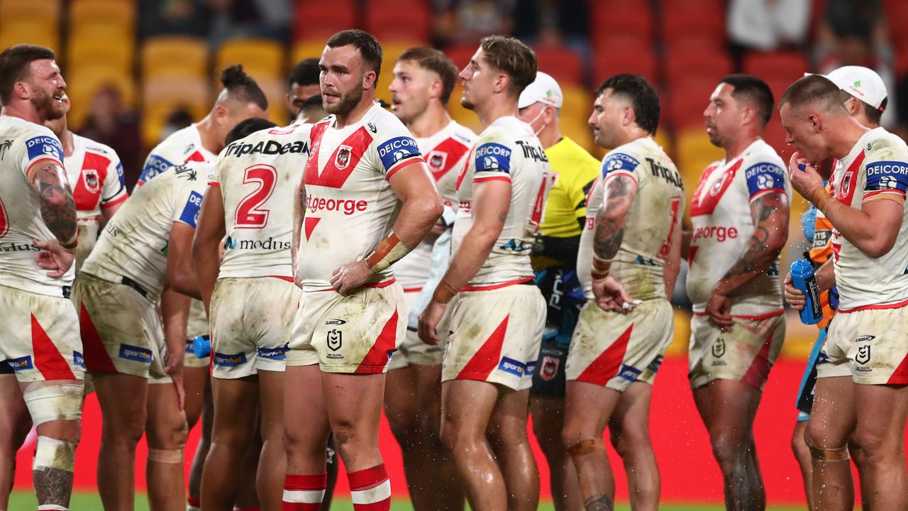 The Dragons have lost their past five matches. Picture: Chris Hyde/Getty Images