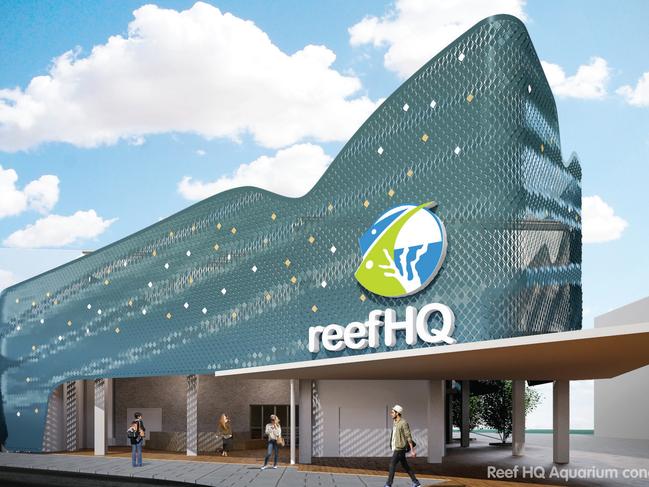 Concept image of the Reef HQ Aquarium.