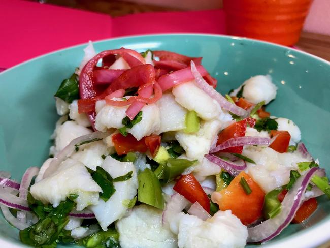 Pablo’s Kitchen Tacos’ ceviche. Picture: Jenifer Jagielski