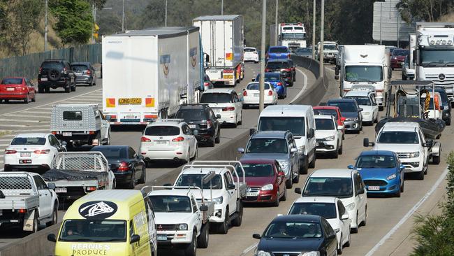 Commuting to work no longer looks like this for a lot of people. Picture: Lawrence Pinder.