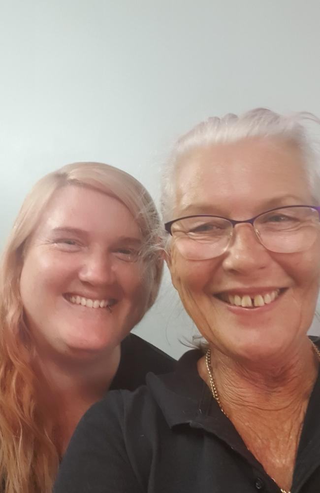 Caboolture's best barber Debbie Latter (right) with staff member Toni Watts. Picture: Supplied