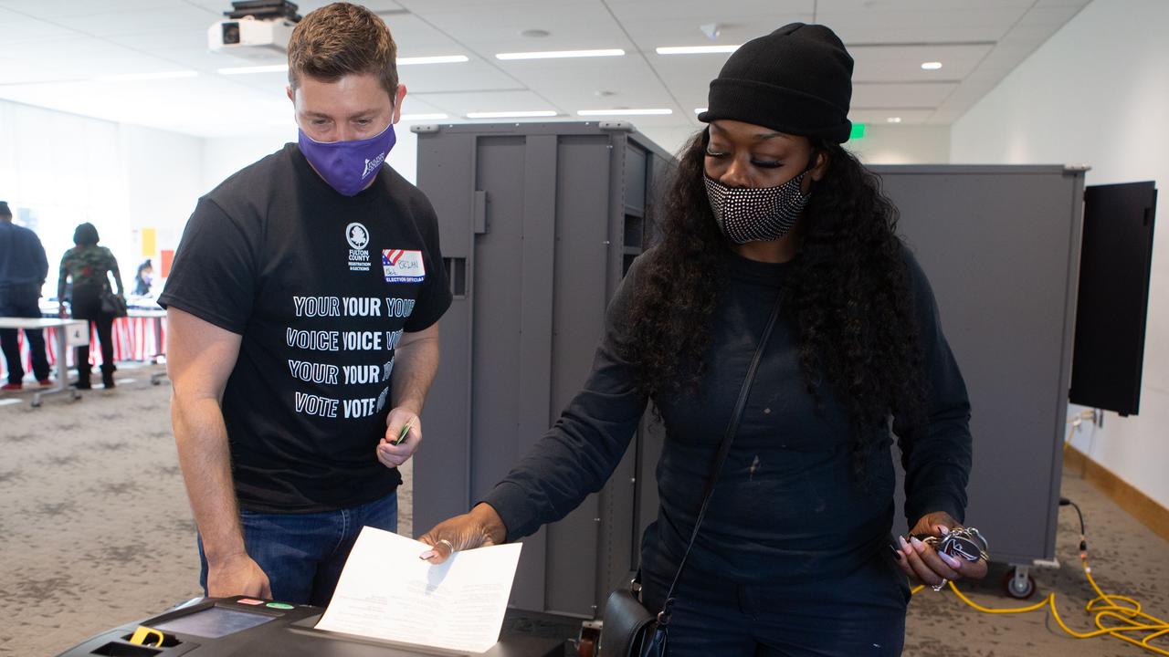 Georgia must finish its recount by next Friday. Picture: Jessica McGowan/Getty Images/AFP