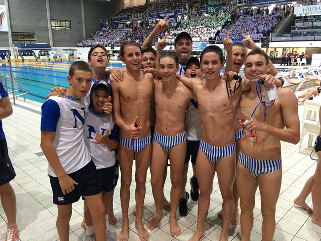 Nudgee College were GPS swimming champions again.