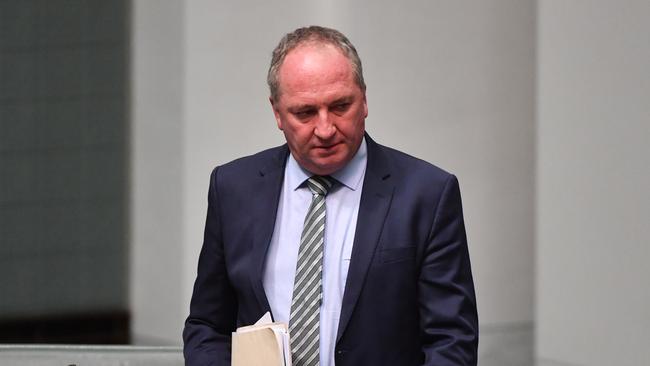 Barnaby Joyce won’t download the COVIDSafe tracking app. Picture: AAP.