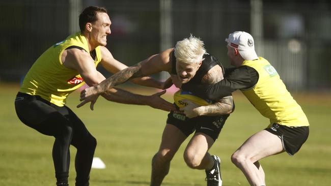 De Goey at training on Tuesday. Picture: Getty Images