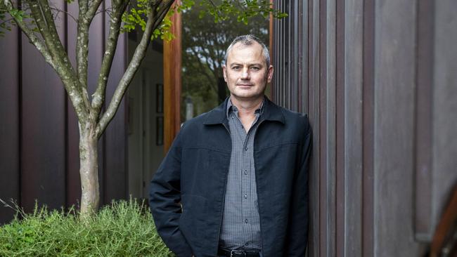 Simon Holmes a Court at his Melbourne home. Picture: Aaron Francis