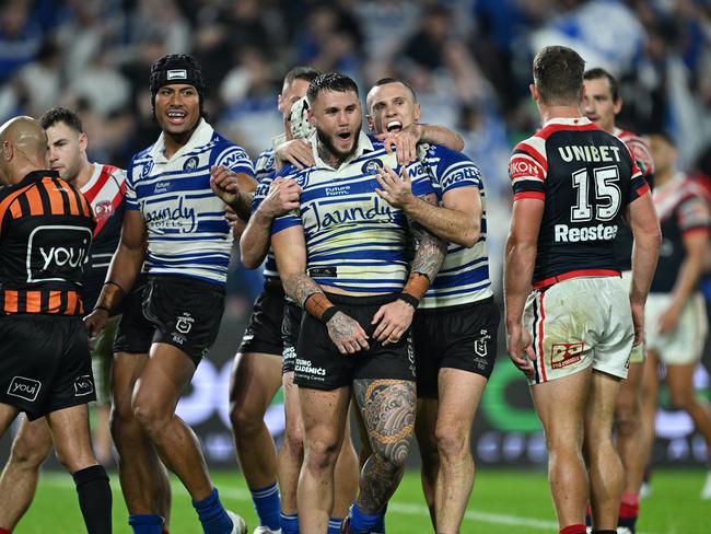 The Bulldogs are the undisputed comeback kings of the NRL so far in 2025. Picture: NRL Imagery