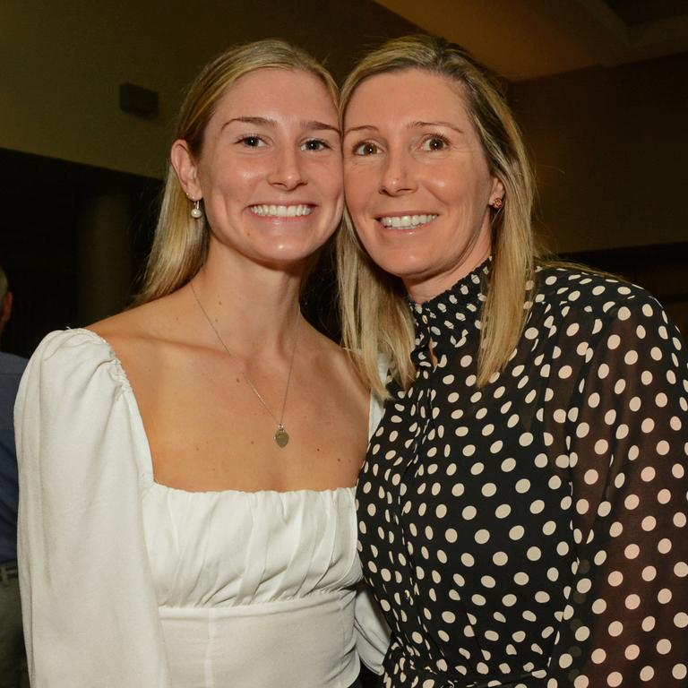 Emelia and Kelly Surch at GC Academy of Sport Awards night at Southport Sharks, Parkwood. Pic: Regina King.