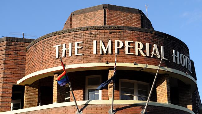 The iconic Imperial Hotel. Picture. AAP Image.