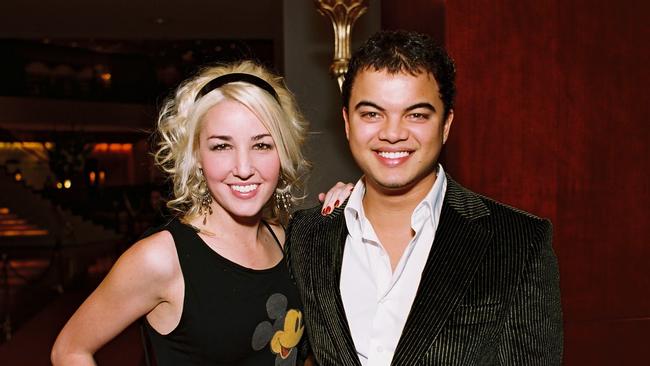 Jules and Guy Sebastian at the 2006 Apra Awards.