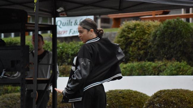 Eighty8 Dance Companyâ€™s crew tearing up the competition at the Unlock the Block event, at Ipswich's Darcy Doyle Place on August 12, 2022. Picture: Peta McEachern