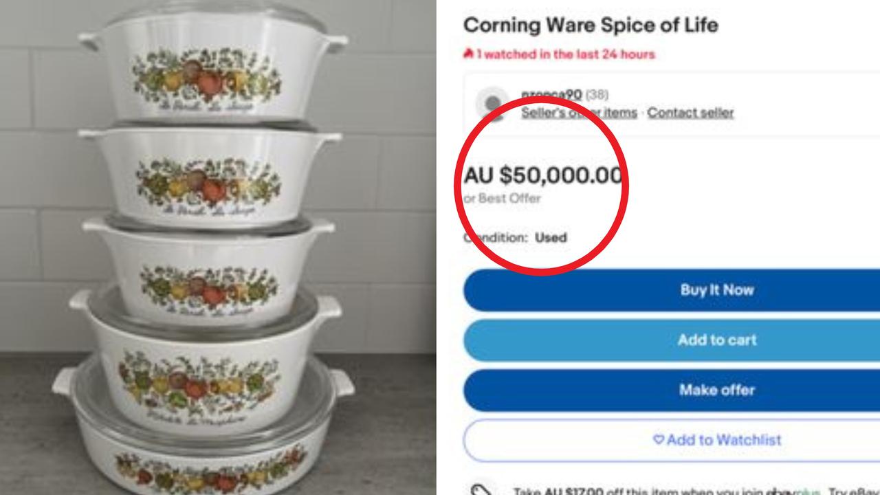 CorningWare collector s items value skyrockets to 50 000 news