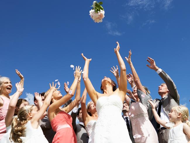 Throwing the bouquet at weddings will be a no-no — wedding guests must stay seated.