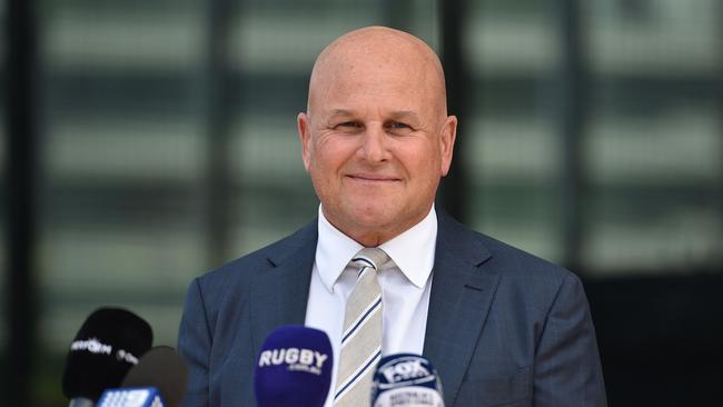 Interim Rugby Australia CEO Rob Clarke will replace Raelene Castle after she quit in April 2020. Picture: AFP.