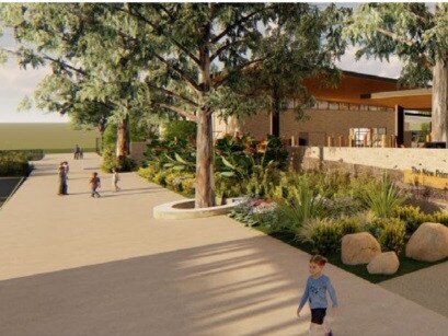 New Warnervale Public school: Artist's impression of the proposed new entrance to Warnervale Public School.