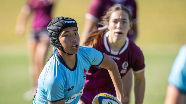 NSW U16s player Logan Lemusu was a standout. Picture: Julian Andrews