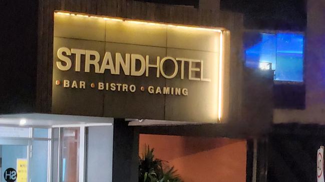 Police were called to a beer garden fight at The Strand Hotel, Yeppoon.