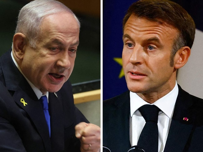 Netanyahu and Macron clash over ceasefire call