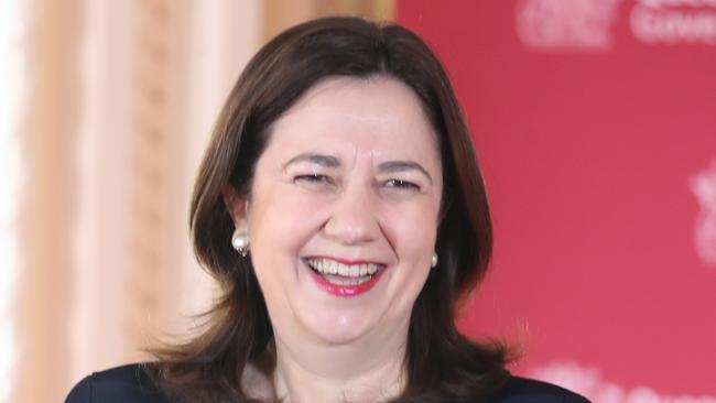 Queensland Premier Annastacia Palaszczuk in Brisbane on Monday. Picture: Annette Dew